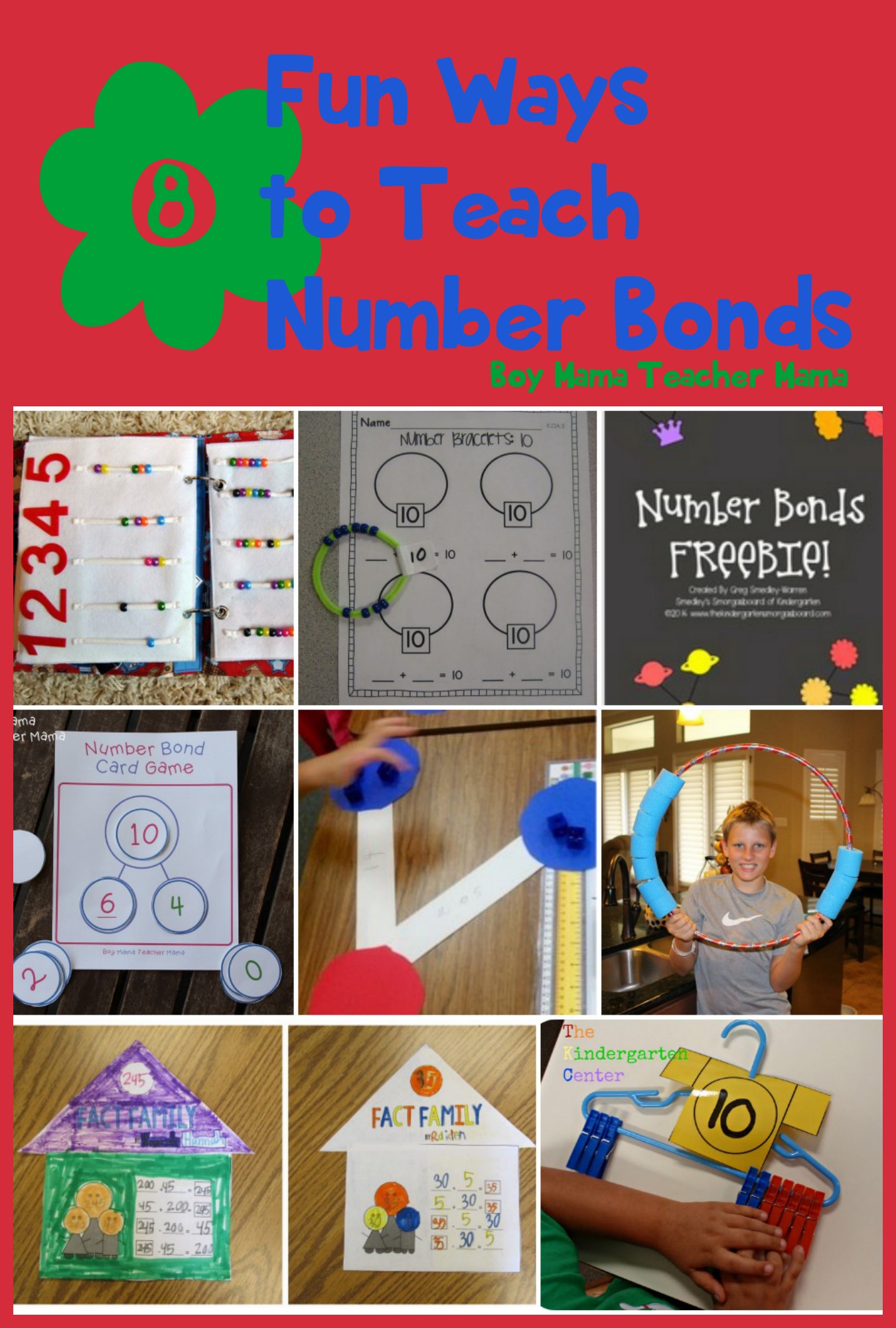 Teacher Mama 8 Fun Ways To Teach Number Bonds After School Linky 