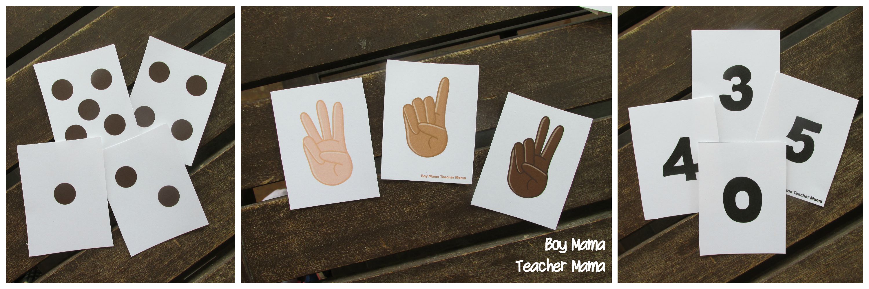 Teacher Mama: Finger Counting Memory Game for Subitizing {After School