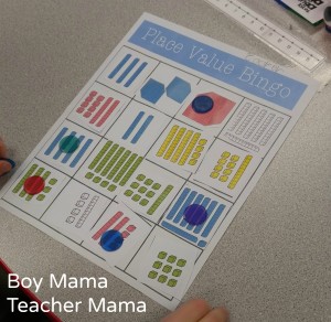 Teacher Mama: Place Value Bingo - Boy Mama Teacher Mama