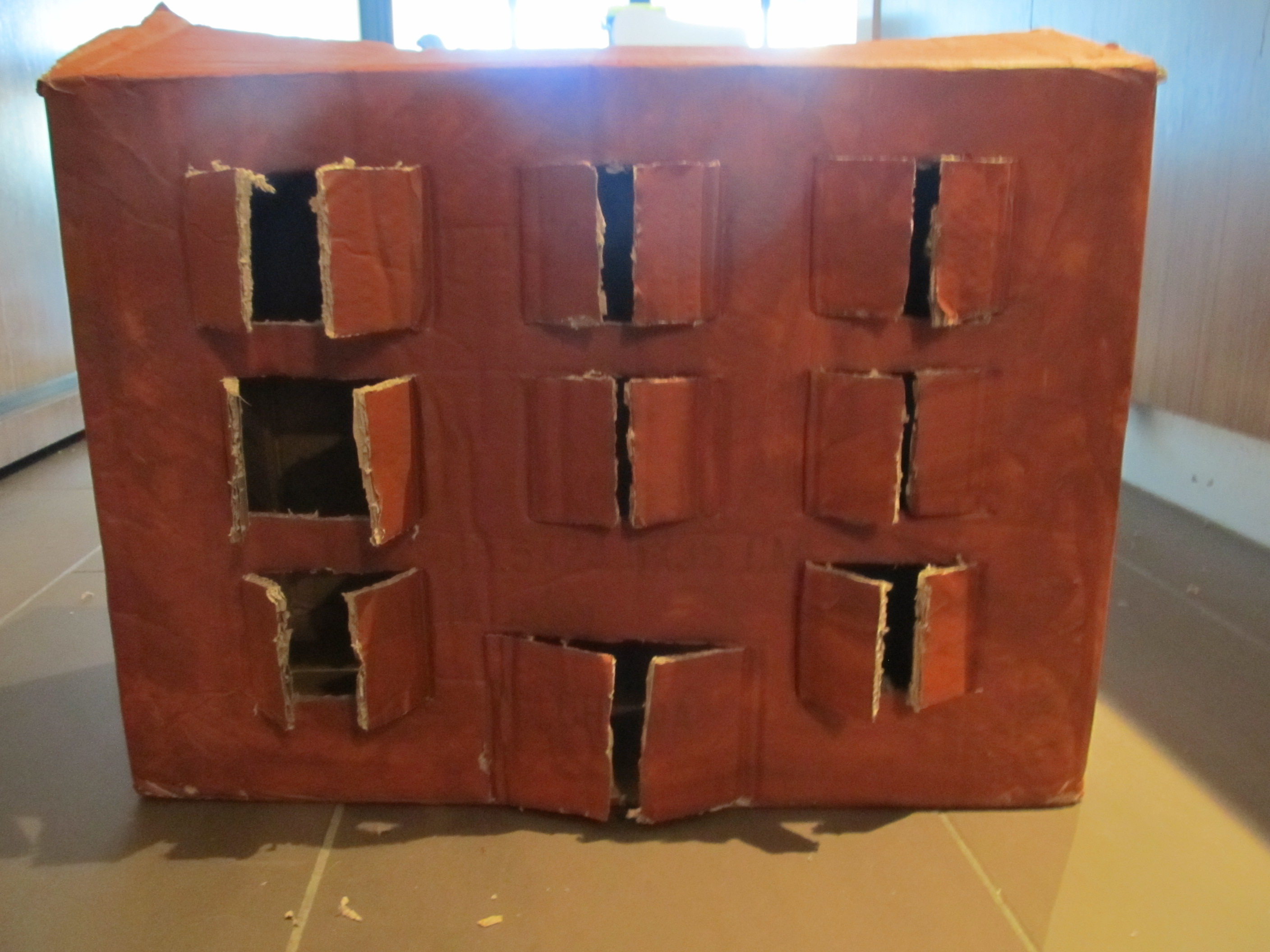 Cardboard Box Use #2,490 (A Burning Building)