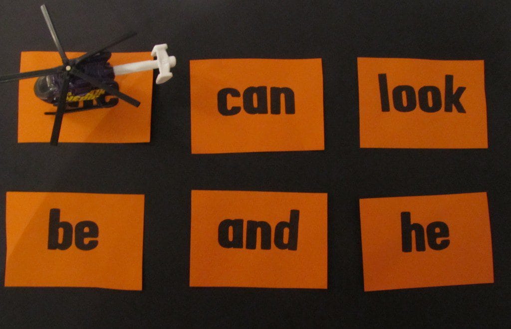 Sight Word Helicopter Landing
