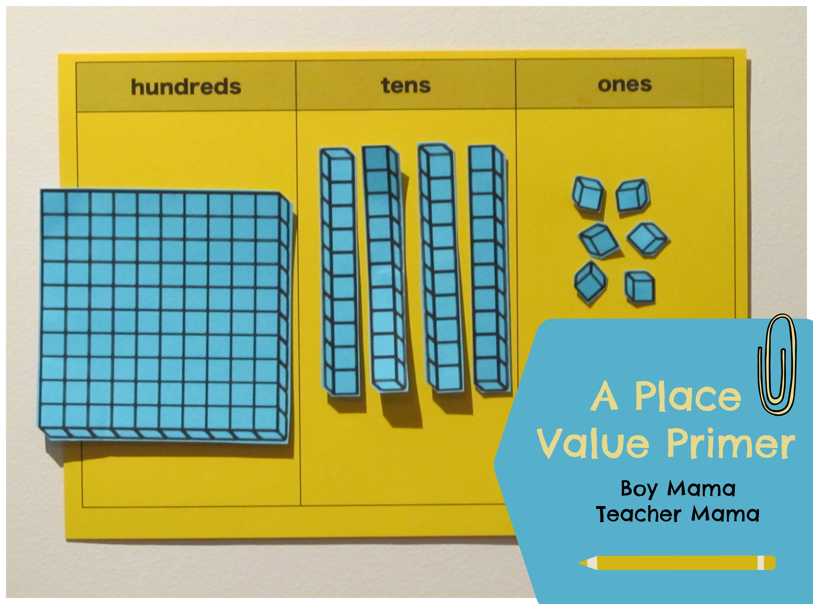 Tens and Units Place Value Chart - Maths with Mum