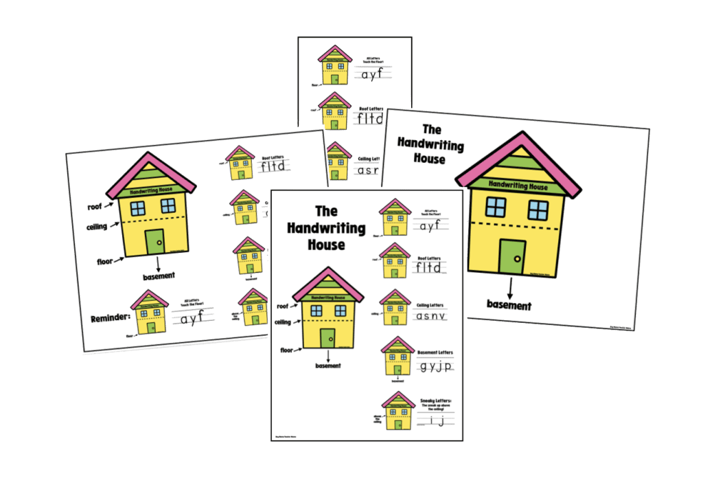 Handwriting House free printables