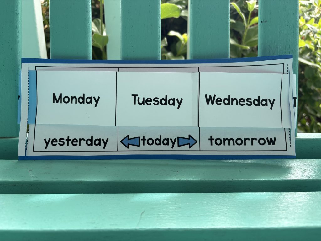 Days of the Week slide