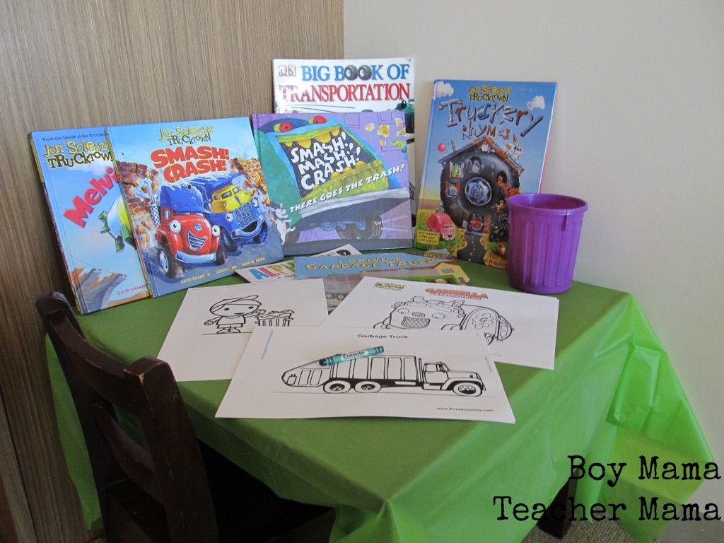 Boy Mama Teacher Mama | A Trtashy Celebration: a Garbage Truck Birthday Party