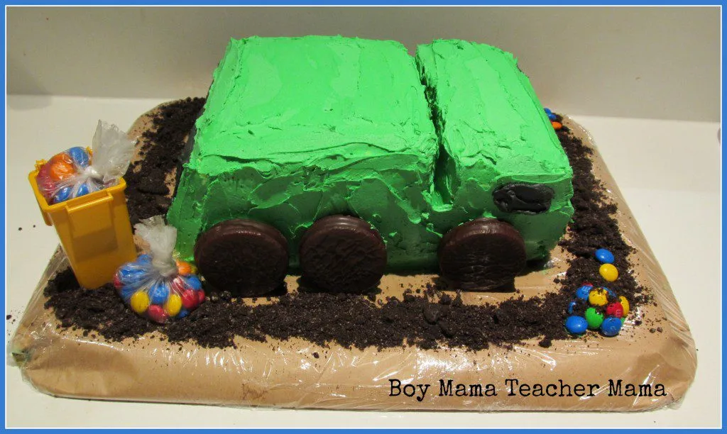 Boy Mama Teacher Mama | A Trtashy Celebration: a Garbage Truck Birthday Party