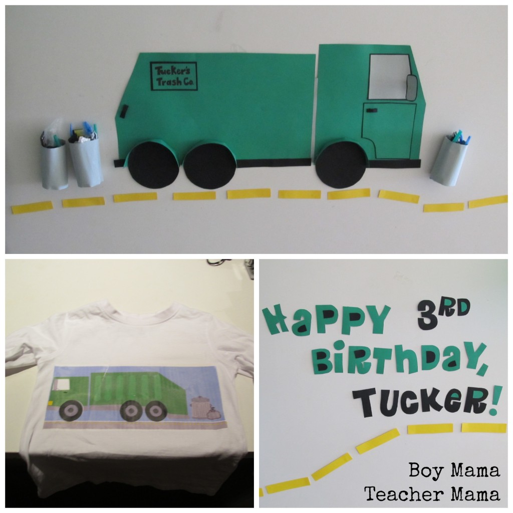 Boy Mama Teacher Mama | A Trtashy Celebration: a Garbage Truck Birthday Party