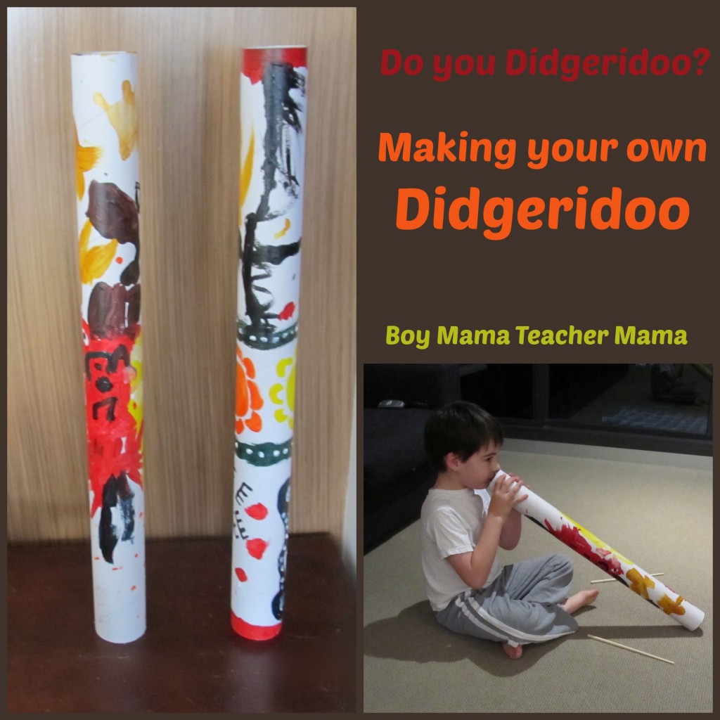 Boy Mama Teacher Mama: Making Your Own Didgeridoo