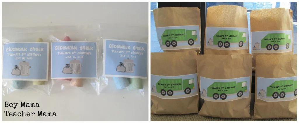 Boy Mama Teacher Mama | A Trtashy Celebration: a Garbage Truck Birthday Party