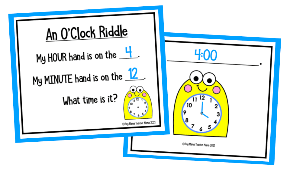 Teaching Time Riddles