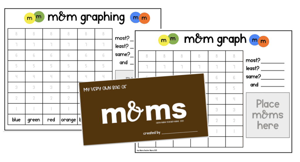 M&M GRAPHING ACTIVITIES WITH BAG