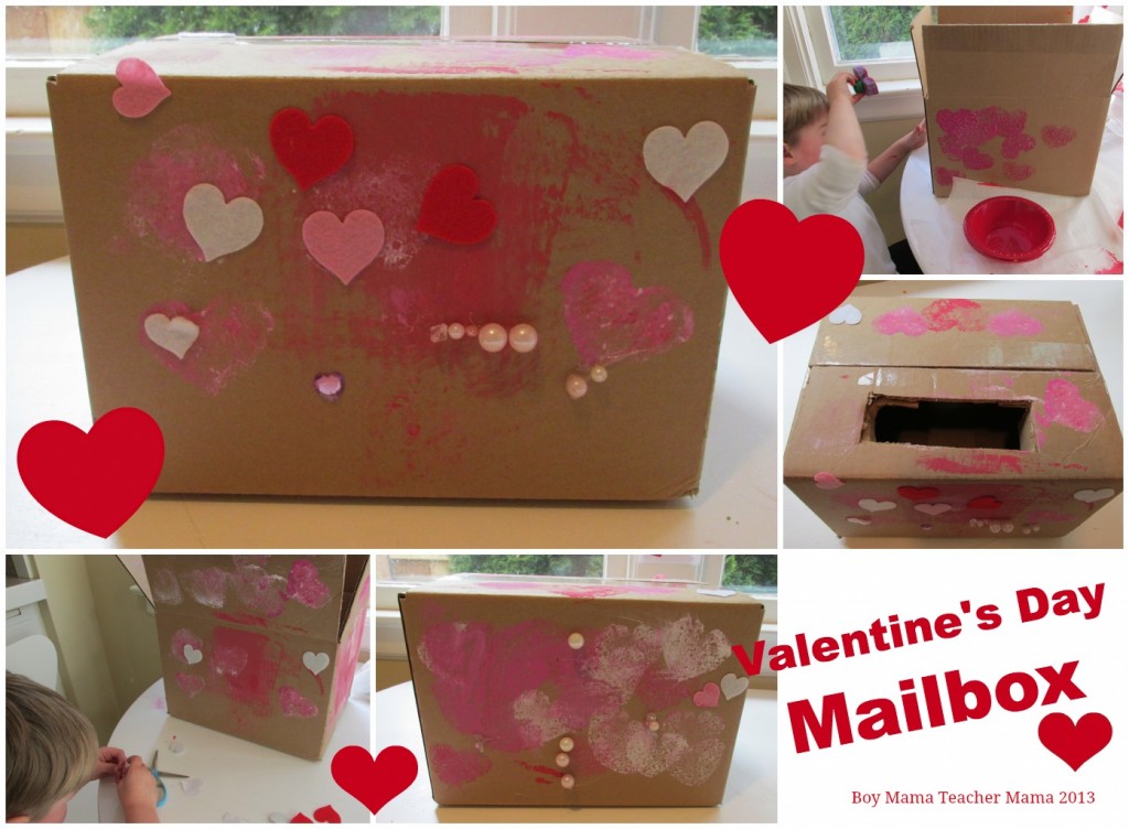 Boy Mama Teacher Mama | Valentine's Day Mailbox