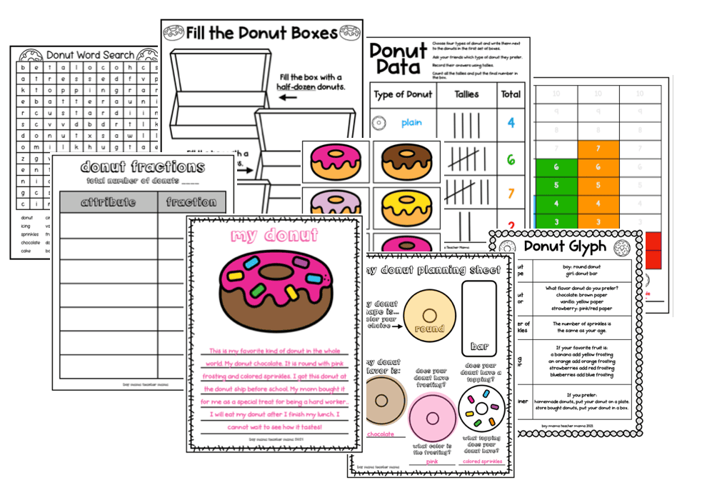 Activities for The Donut Chef 