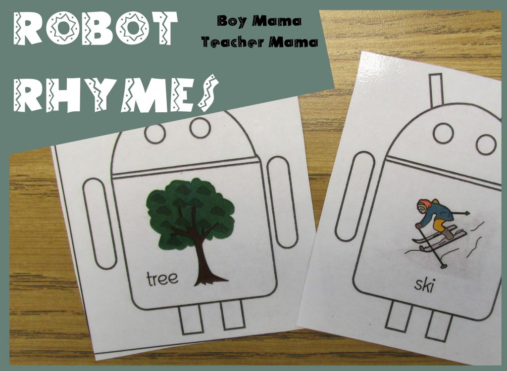 Boy Mama Teacher Mama  Robot Rhymes (featured)