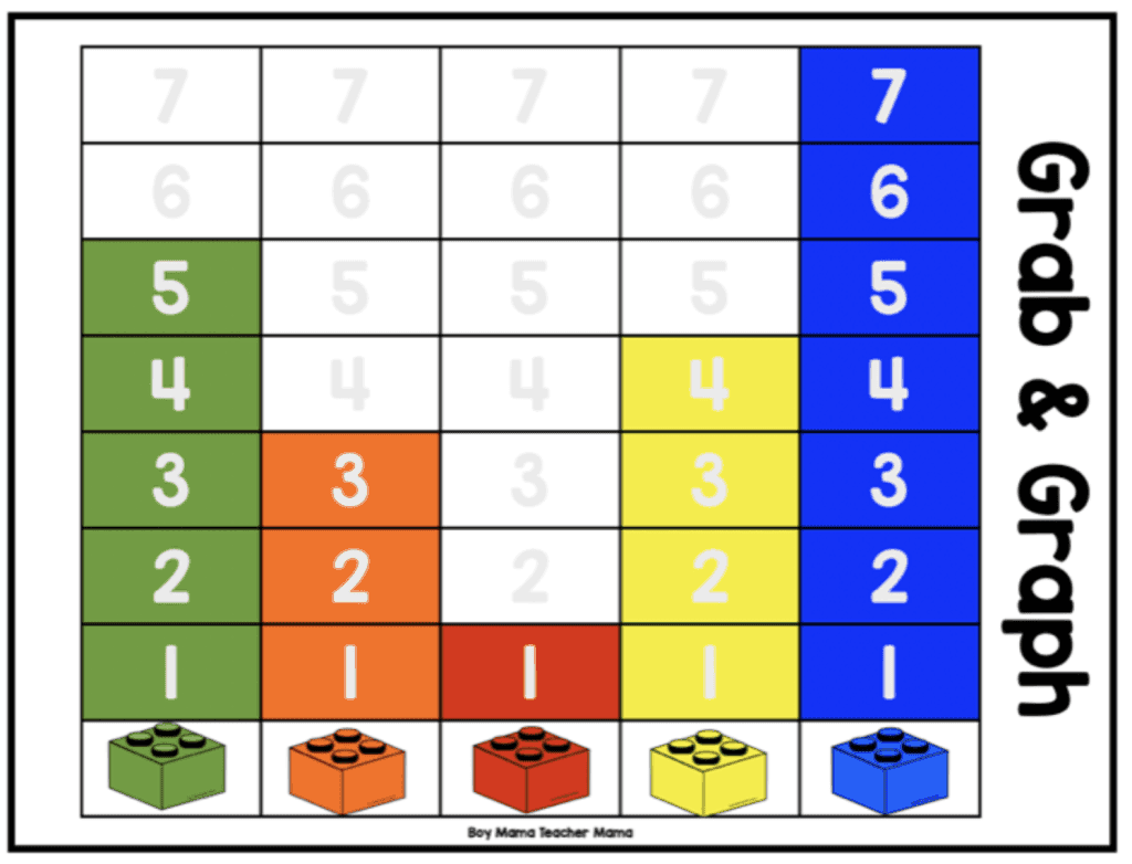 Lego Math Activities Graphing Legos