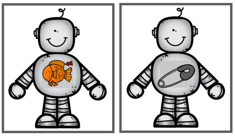 practice rhyming with robot rhymes