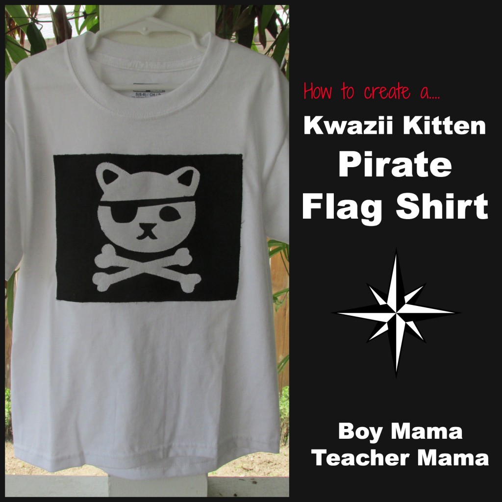 Boy Mama Teacher Mama | Kwazii Kitten Pirate Shirt