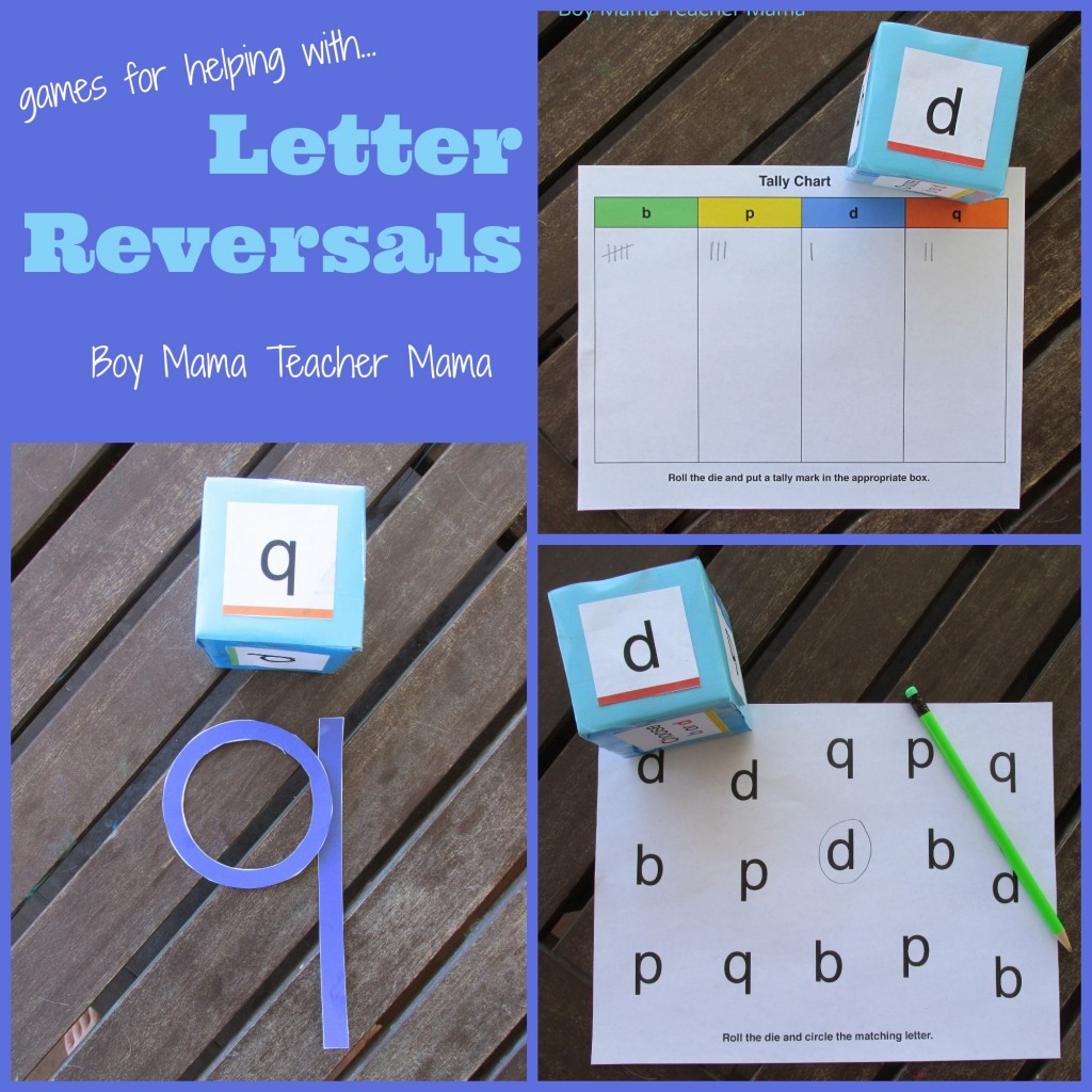 Boy Mama Teacher Mama: Games for Letter Reversals