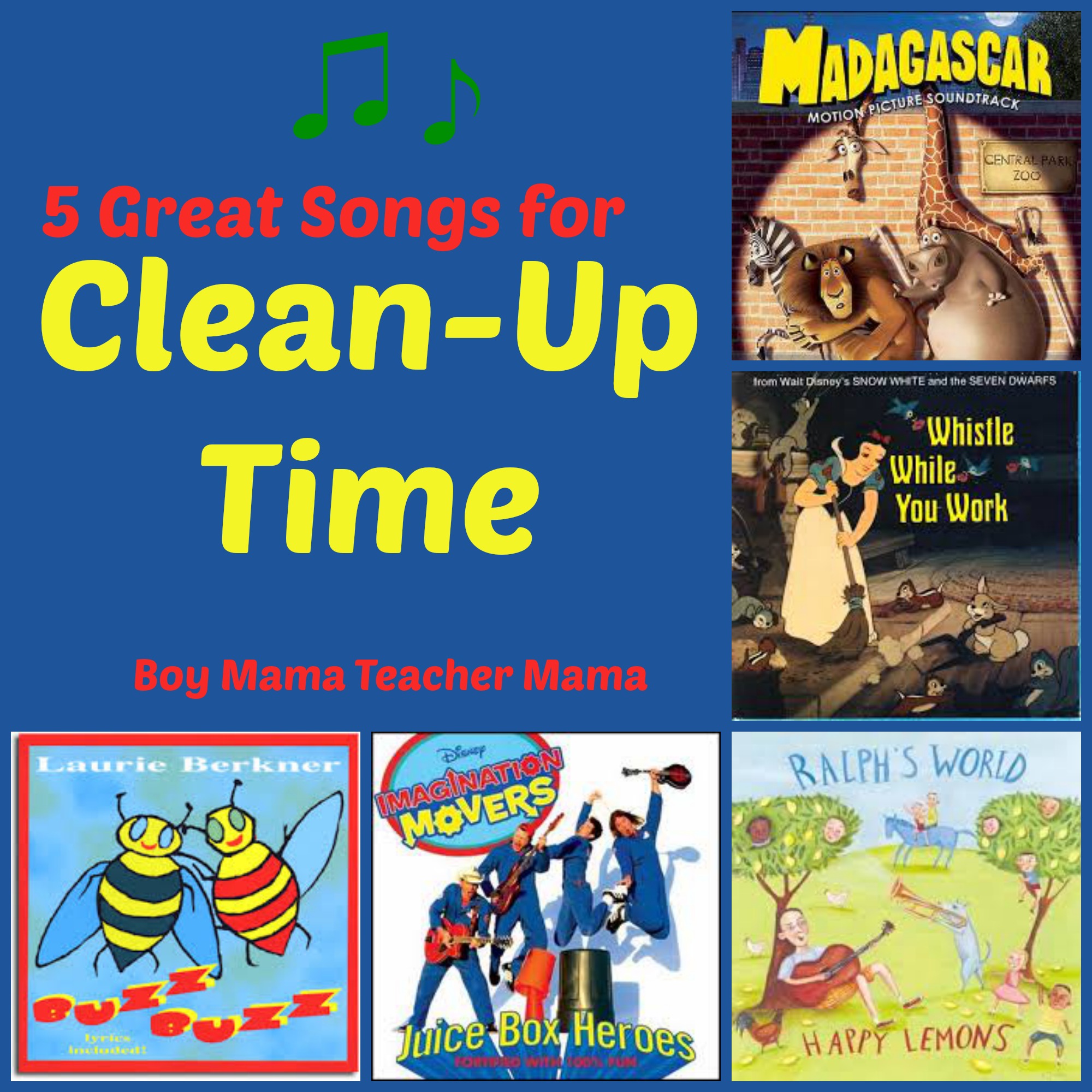 Teacher Mama 5 Great Songs for Clean Up Time Boy Mama Teacher Mama
