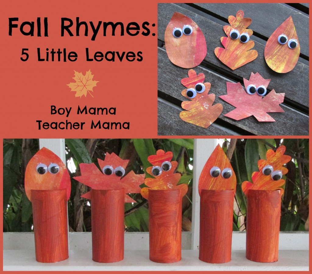 Boy Mama Teacher Mama | Rhymes for All Seasons