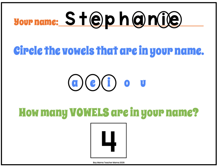 Vowels and Consonants Graphing Activity Students Will Love