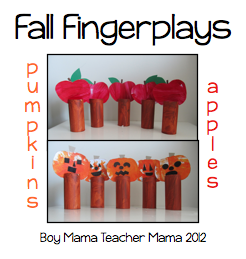Boy Mama Teacher Mama | Fall Fingerplays