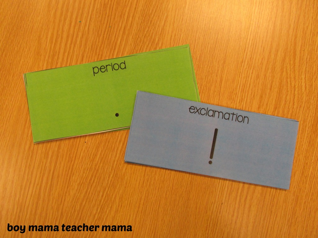 3 Punctuation Games for Children and After School Linky