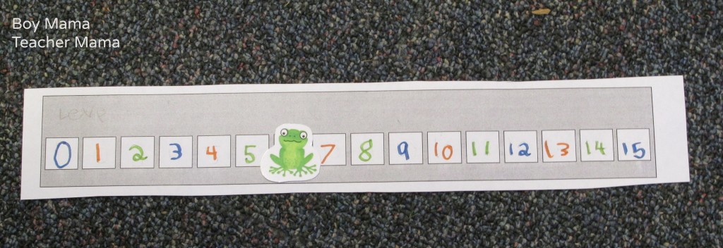 Boy Mama Teacher Mama | Teaching about Number Lines with The Number Hop
