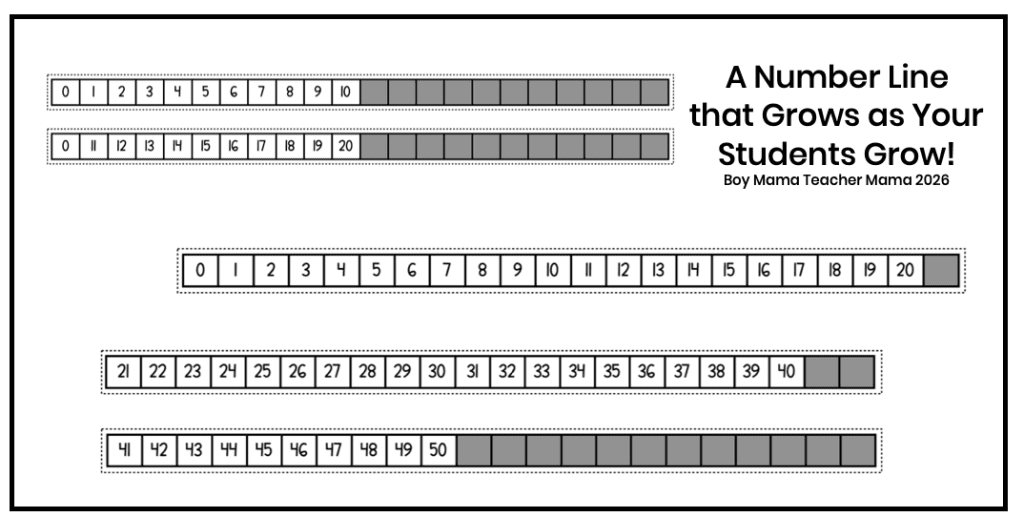 growing number lines