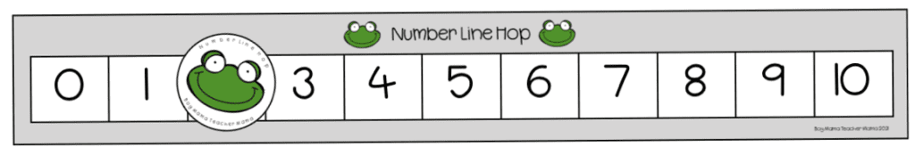 number line hop game