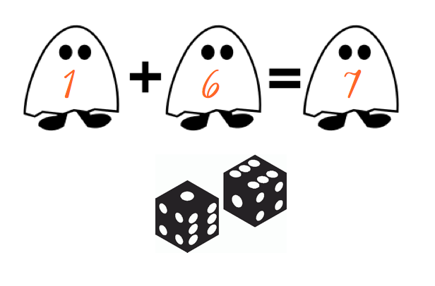 Boy Mama Teacher Mama | FREE Ghost Roll Math Game