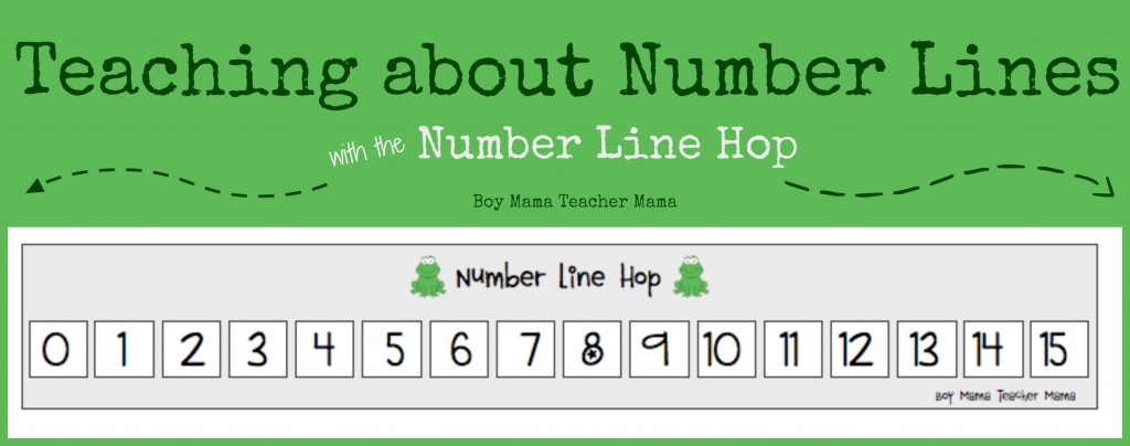 Boy Mama Teacher Mama | Teaching about Number Lines with The Number Hop
