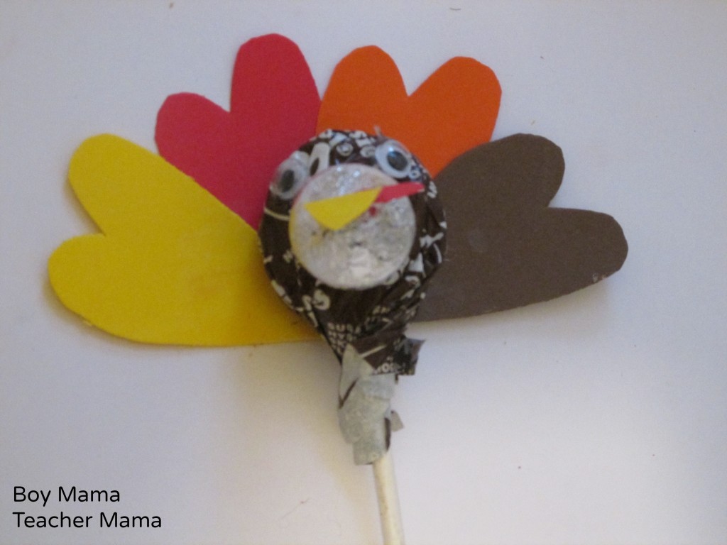 Boy Mama Teacher Mama  Thanksgiving Turkey Lollipops 5