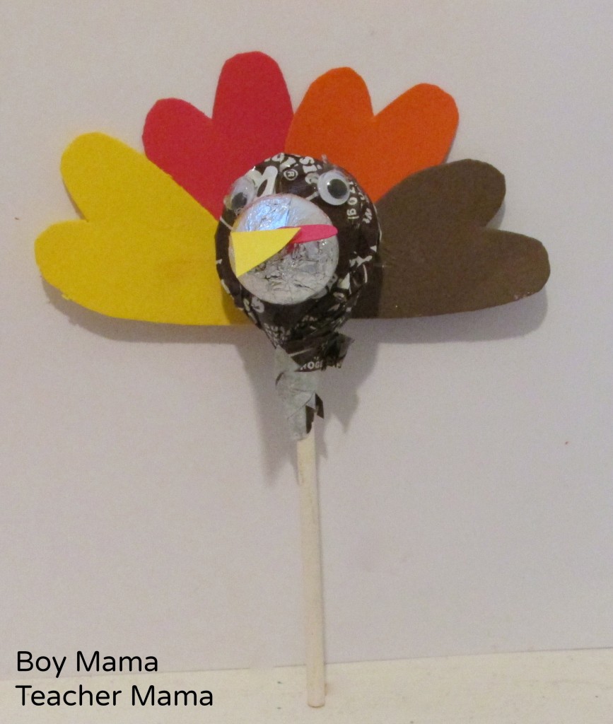 Boy Mama Teacher Mama  Thanksgiving Turkey Lollipops 6
