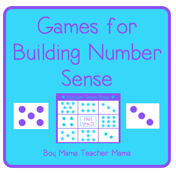 Boy Mama Teacher Mama: Number Sense Games