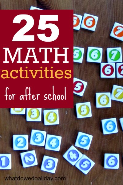 math-activities-for-after-school