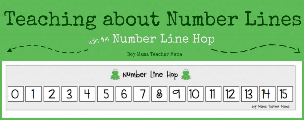 teacher mama teaching about number lines with the number line hop after school linky boy mama teacher mama