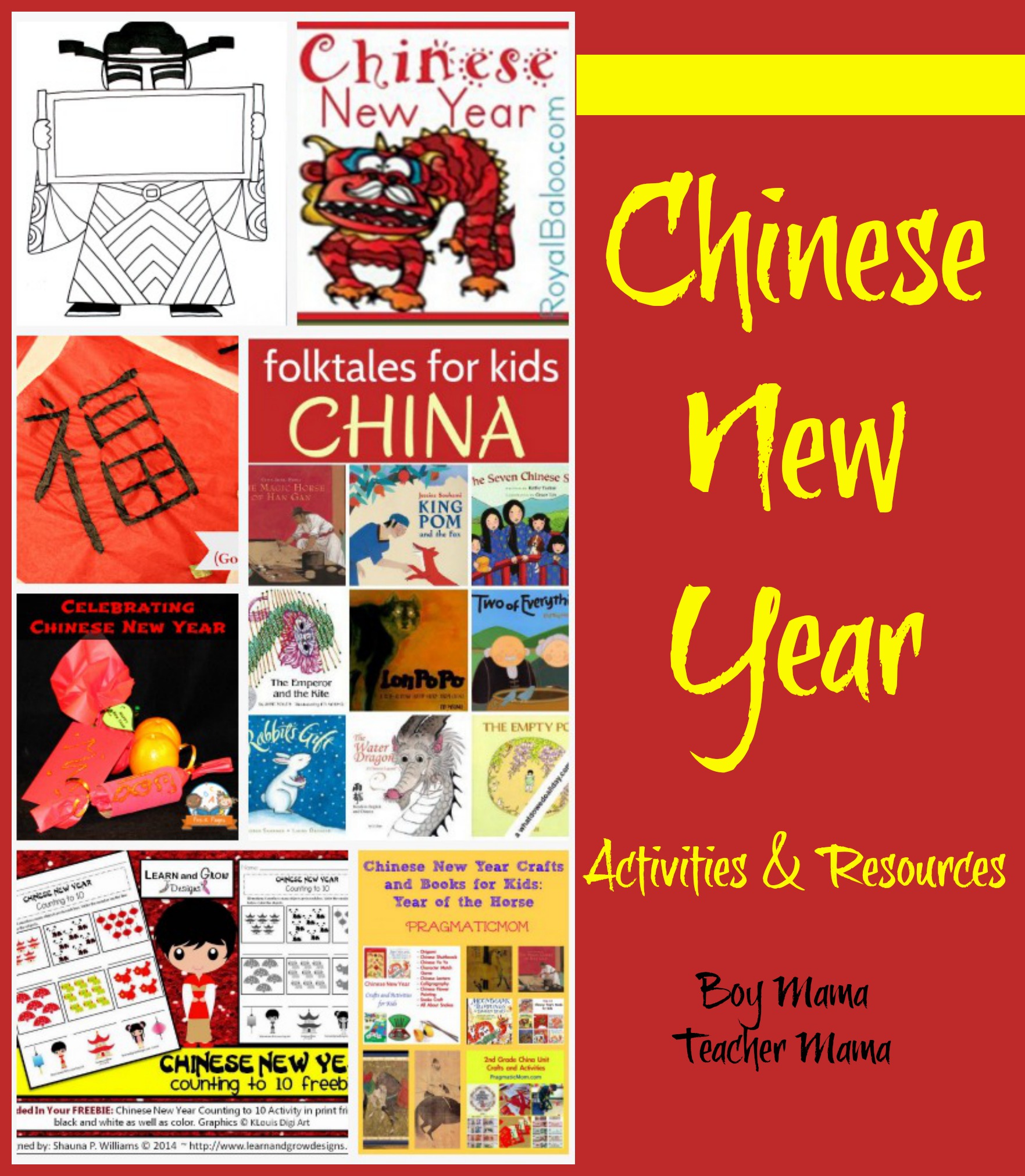 Teacher Mama Chinese New Year Activities and Resources