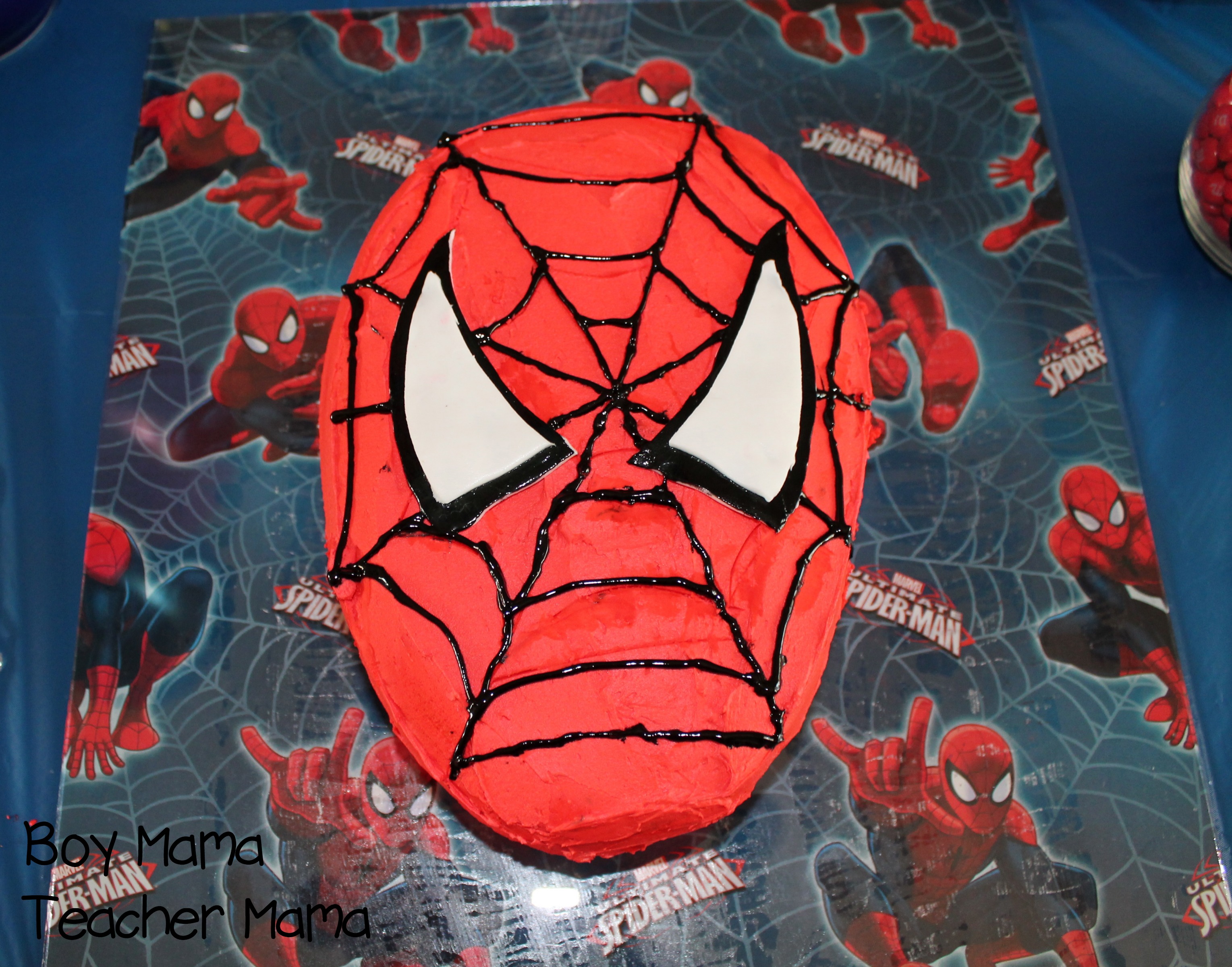Spider Piñata set Kids Smash Party Fun Stick Red Blue Man The Amazing  Spiderman