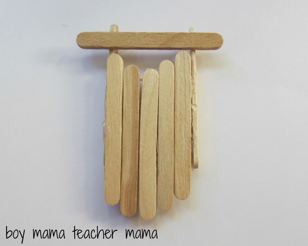 boy mama teacher mama  popsicle stick sled 5