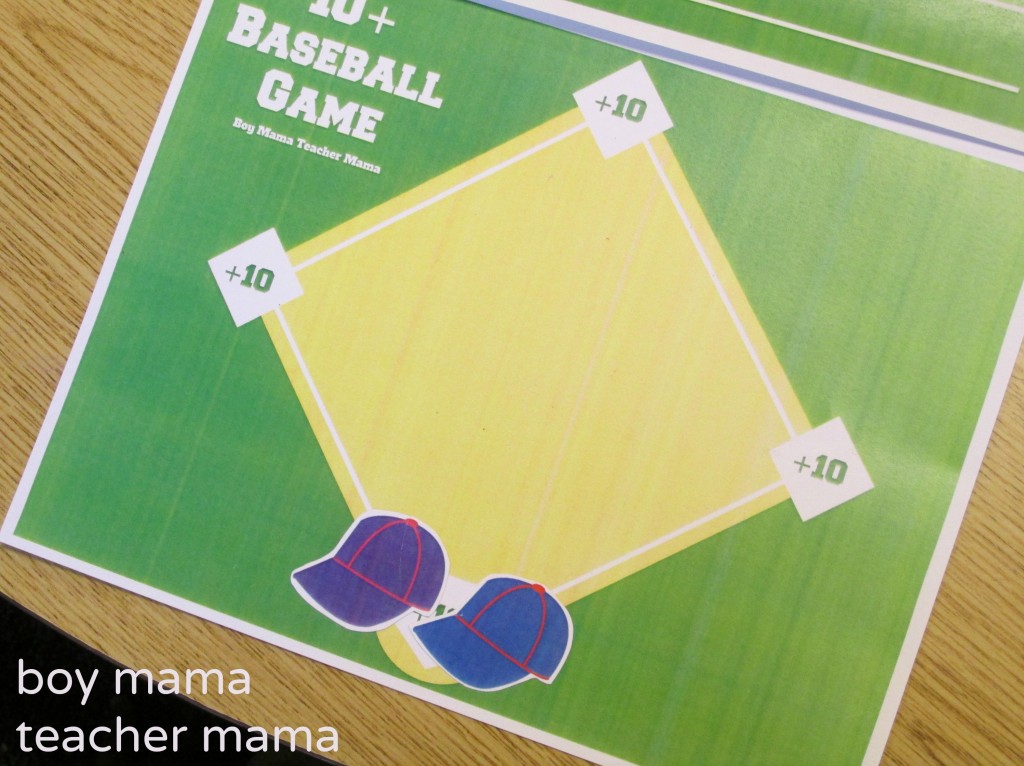 Boy Mama Teacher Mama  +10 Baseball Math 4