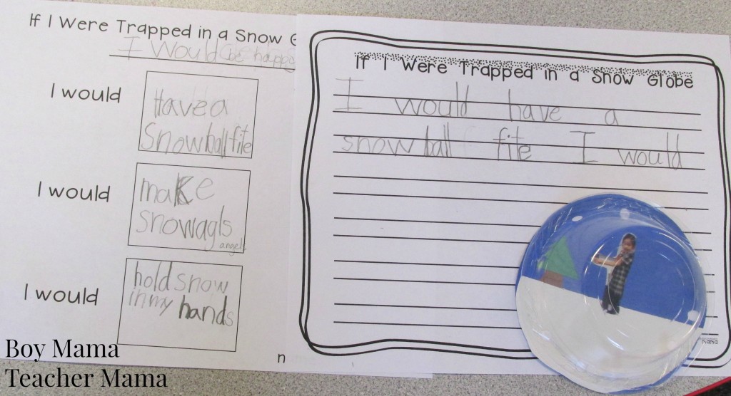 Boy Mama Teacher Mama FREE Trapped in a Snow Globe