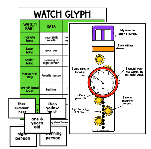watch glyph TPT product