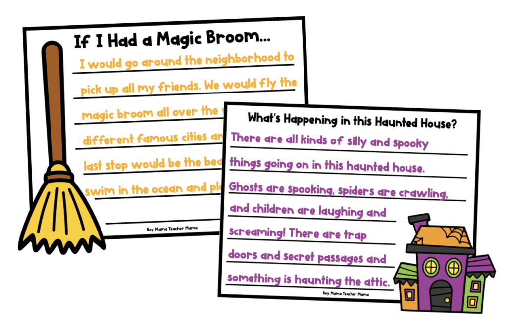 Halloween writing prompts