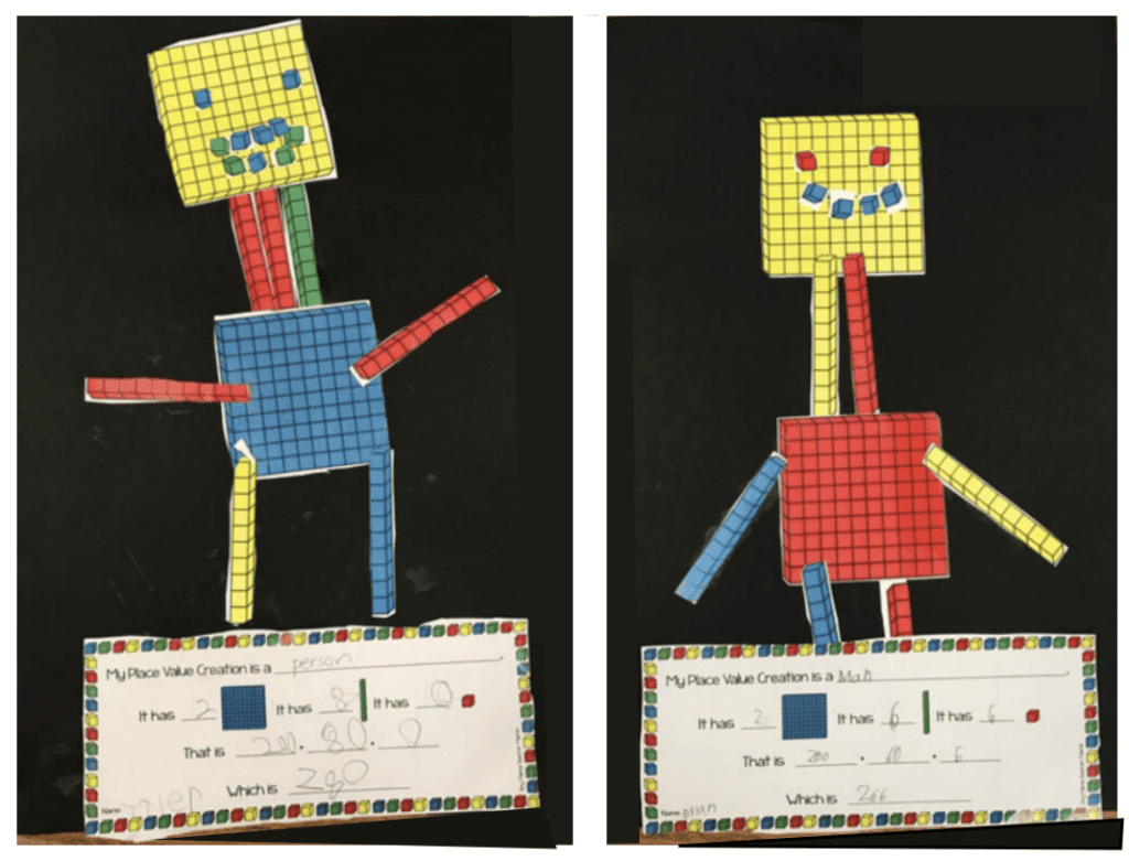 place value robots