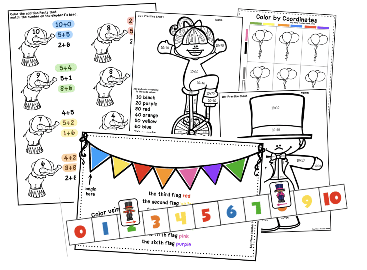 Circus Math Sheets Circus Activities in the Classroom: Ideas Teachers Love