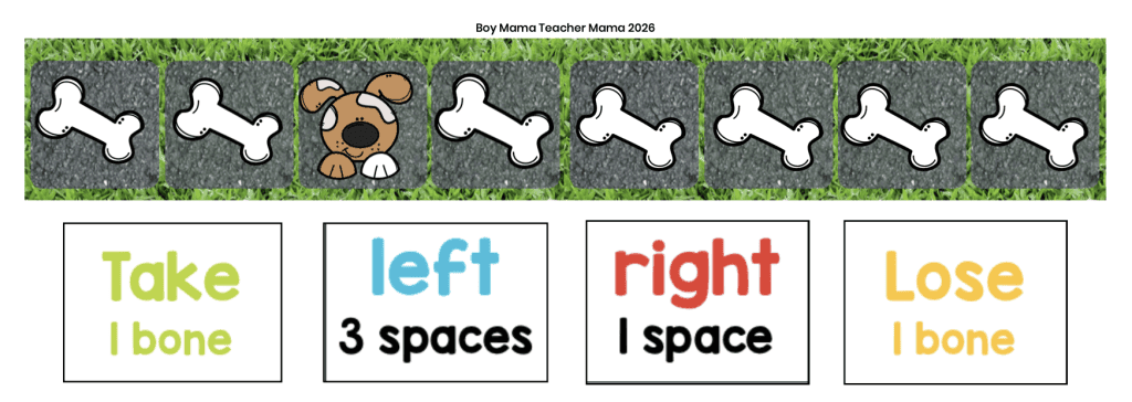 a game for teaching left and right