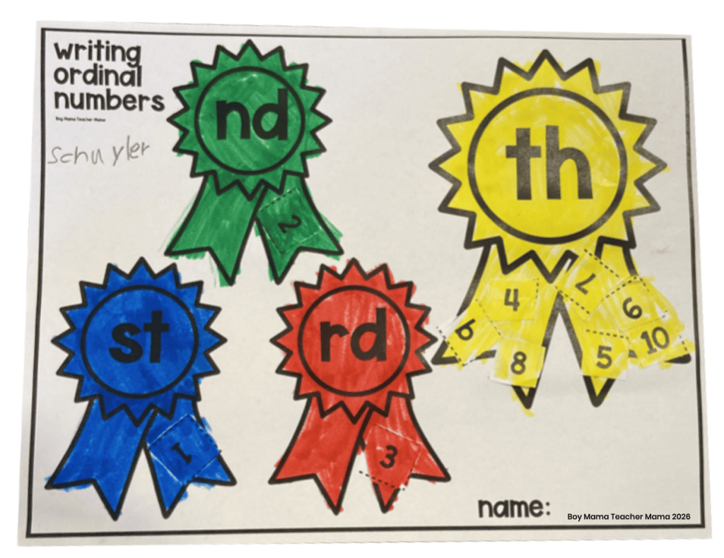 Ordinal Number Games