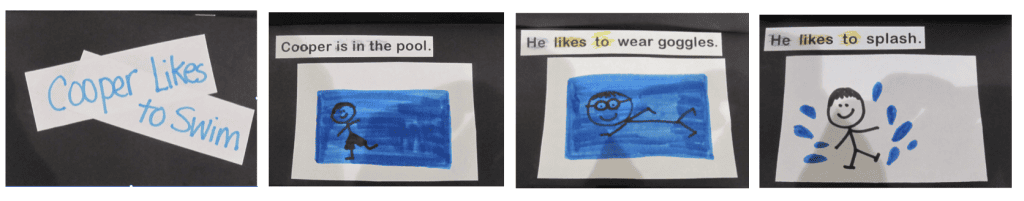 create a personalized sight word book example