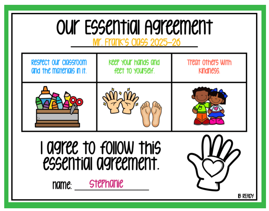 essential agreement templates